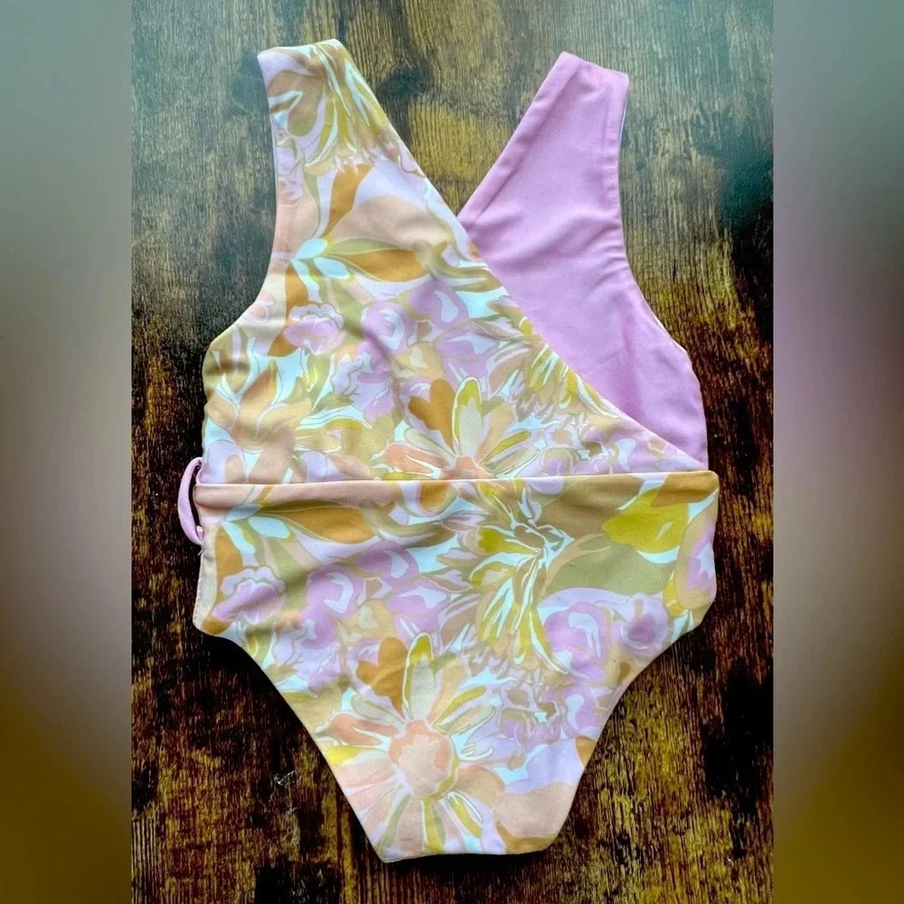 BAIIA | infant Bermuda wrap suit, reversible swimsuit. Size: 3-6M